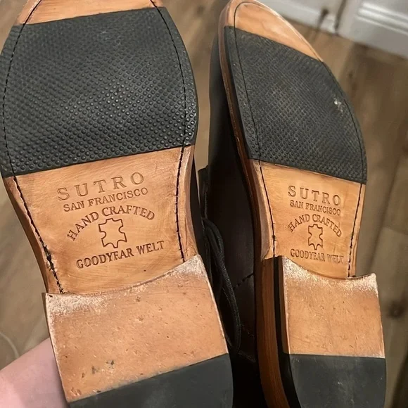 Seal of the Sutro Lee Dark Brown Chukka Boots Size 7.5 - Picture 8 of 11